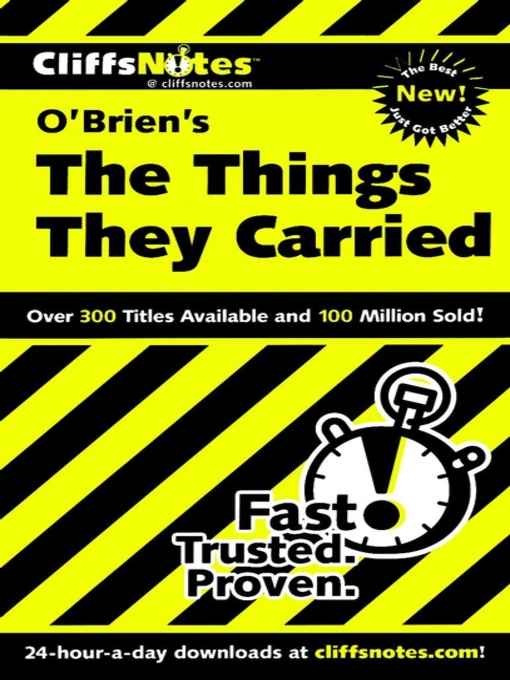 Title details for CliffsNotes on O'Brien's The Things They Carried by Jill Colella - Available